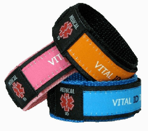 VI-MED-C Vital ID Child Adjustable Medical Bracelet